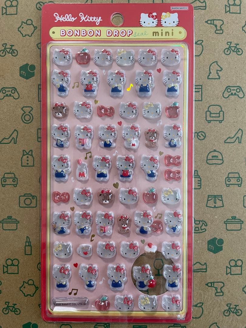 【正規品】サンリオボンボンドロップシールミニ　7個セット