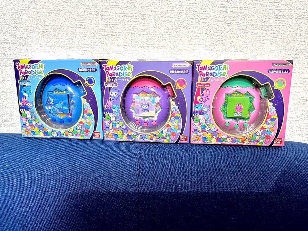 【新品】タマゴッチ パラダイスTamagotchi Paradise 3色セット