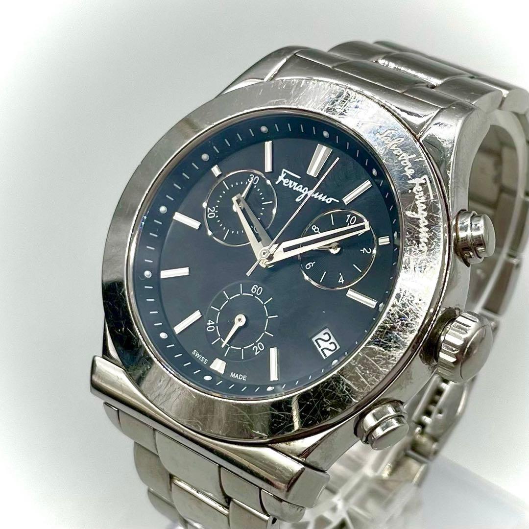 稼動品✨️Salvatore Ferragamo 腕時計 クロノグラフ デイト