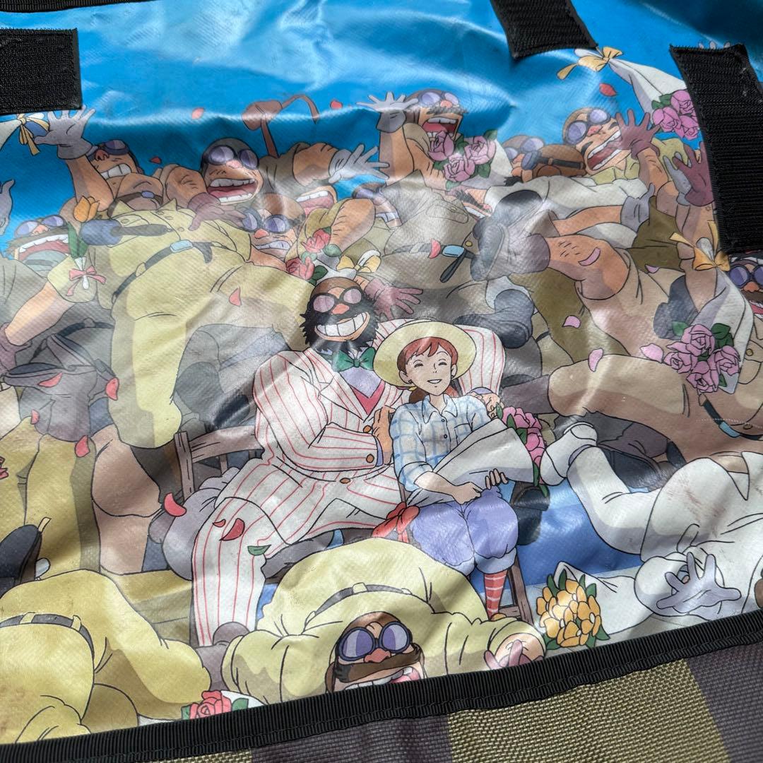 超希少　廃盤　ジブリ美術館限定　紅の豚　メンセンジャーバッグ　L マンマユート団