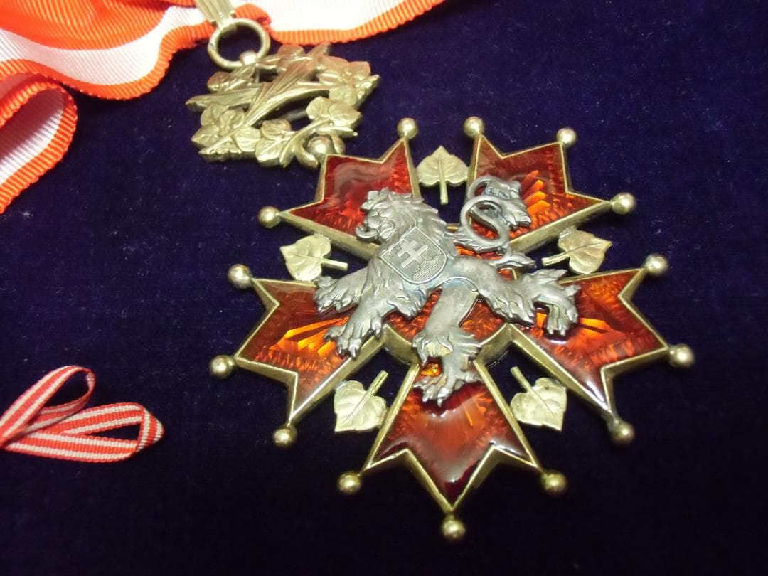 ＣＺチェコスロバキア軍＊白ライオン騎士十字勲章＊司令官クラス