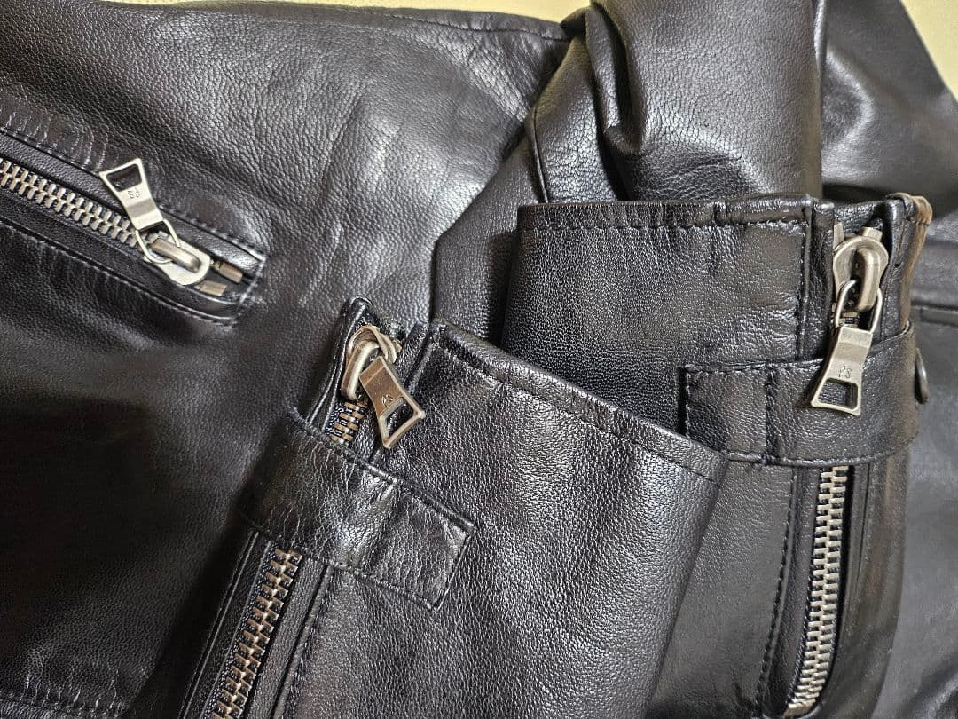 ☆*☆様 PS Paul Smith 羊革 シングルライダース 黒