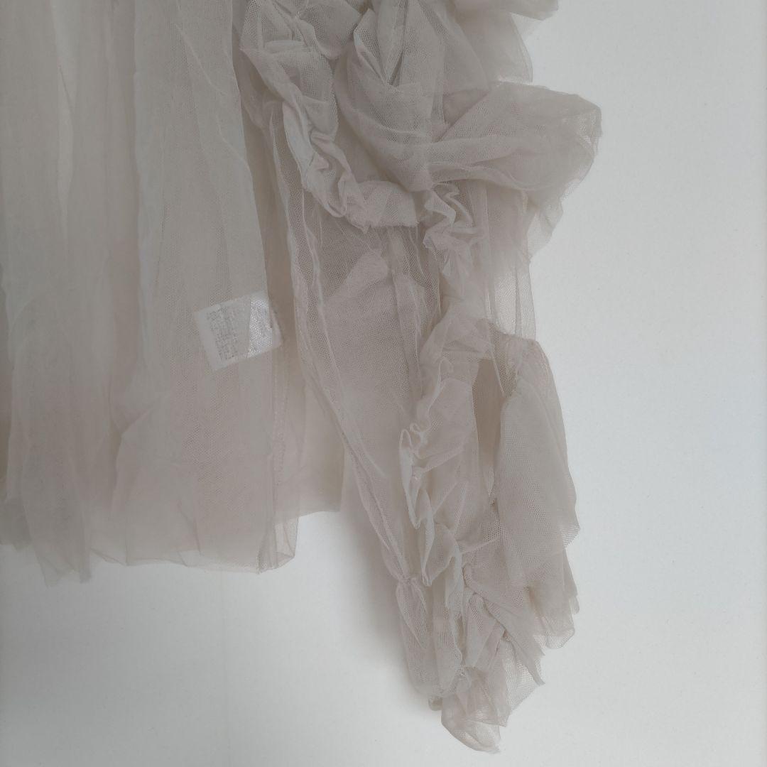 【kana / ANDRESD】 デコラティブチュールトップス フリル 結婚式