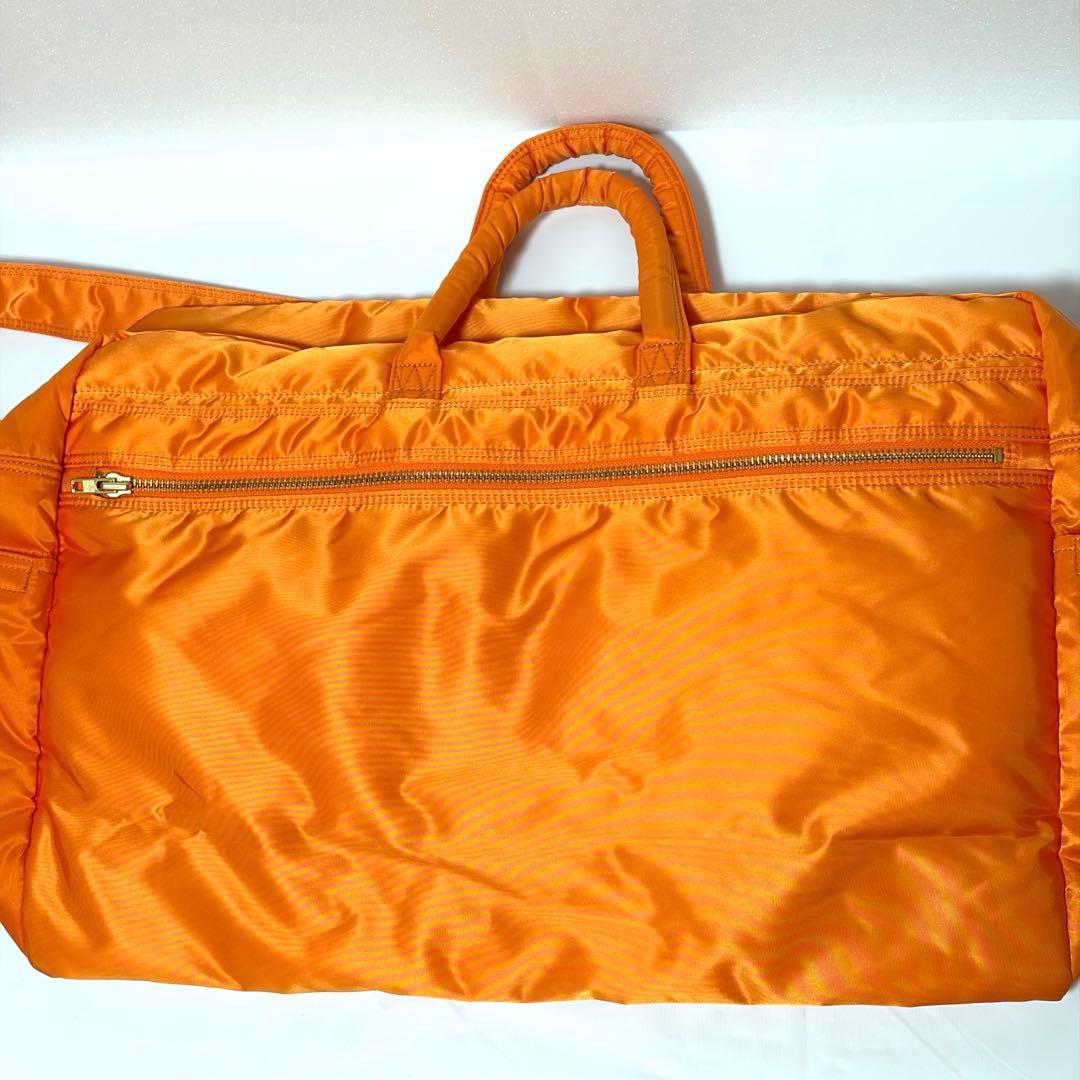 新品同様✨激レア ポータータンカー ボストンバッグL ショルダーバッグ オレンジ