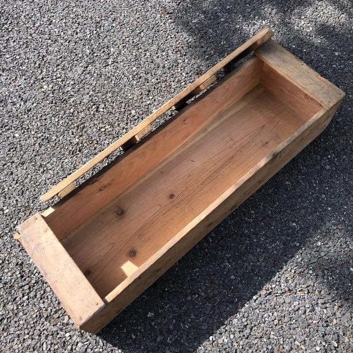 昭和初期 三條軍需工業株式會社 木工具箱 レトロ ヴィンテージ★メルカリ便発送★