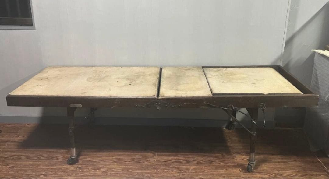 USA アンティーク　フォールディング　ベッド　テーブル　ビンテージ 什器