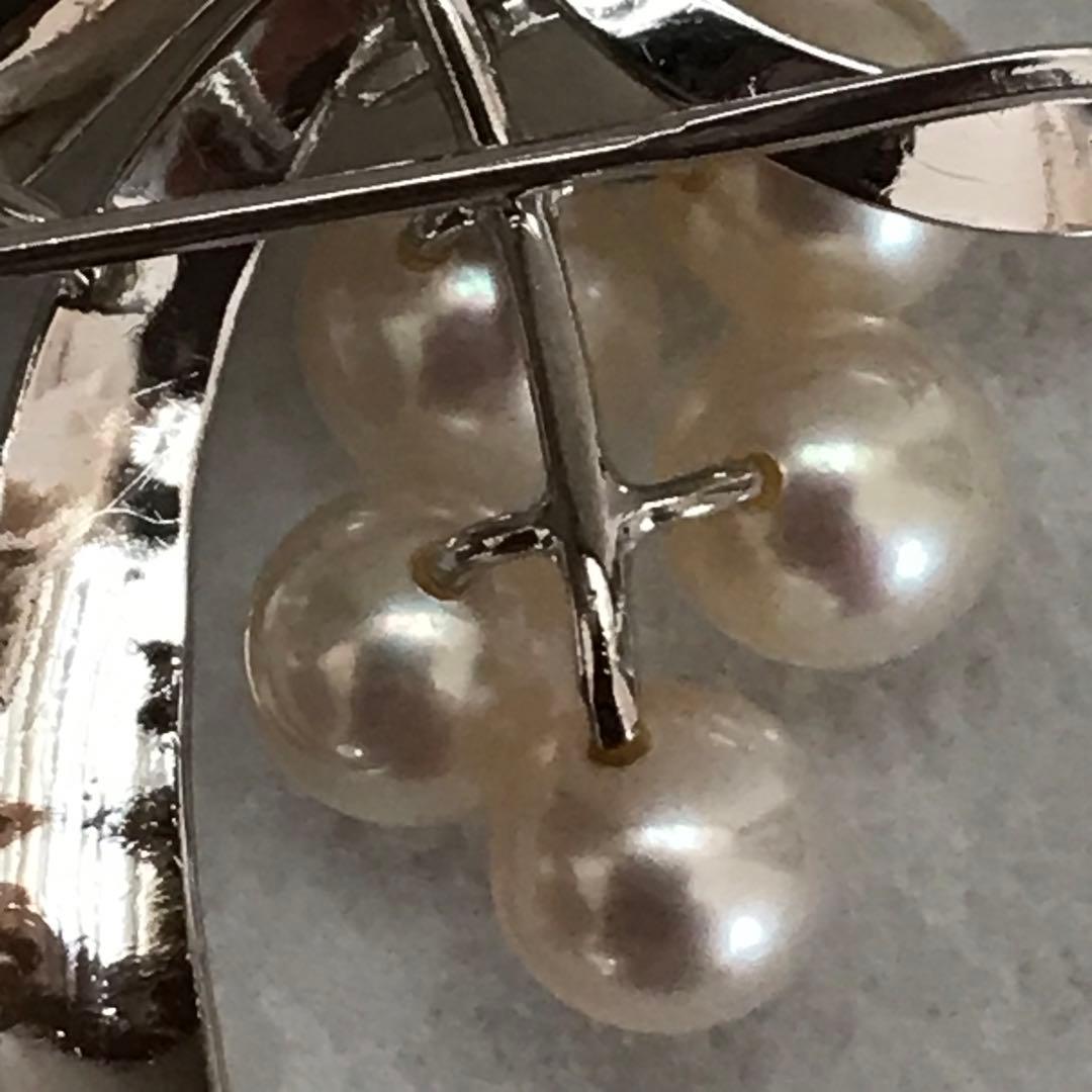 【美品☆】愛子様ご着用♡ ミキモト ロングセラー　パール　SV ブローチ　箱付き