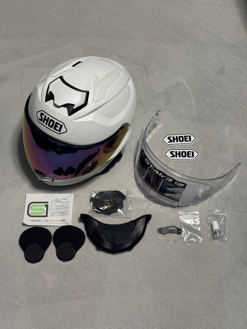 SHOEI GT-Air3 B+COM SX1 ルミナスホワイト L