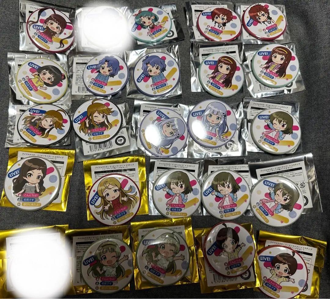 ミリオンライブ ミラティブ　缶バッジ　まとめ