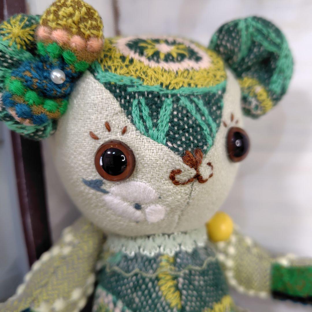 ミナペルホネン＊ハンドメイド＊ぬいぐるみ＊テディベア＊79