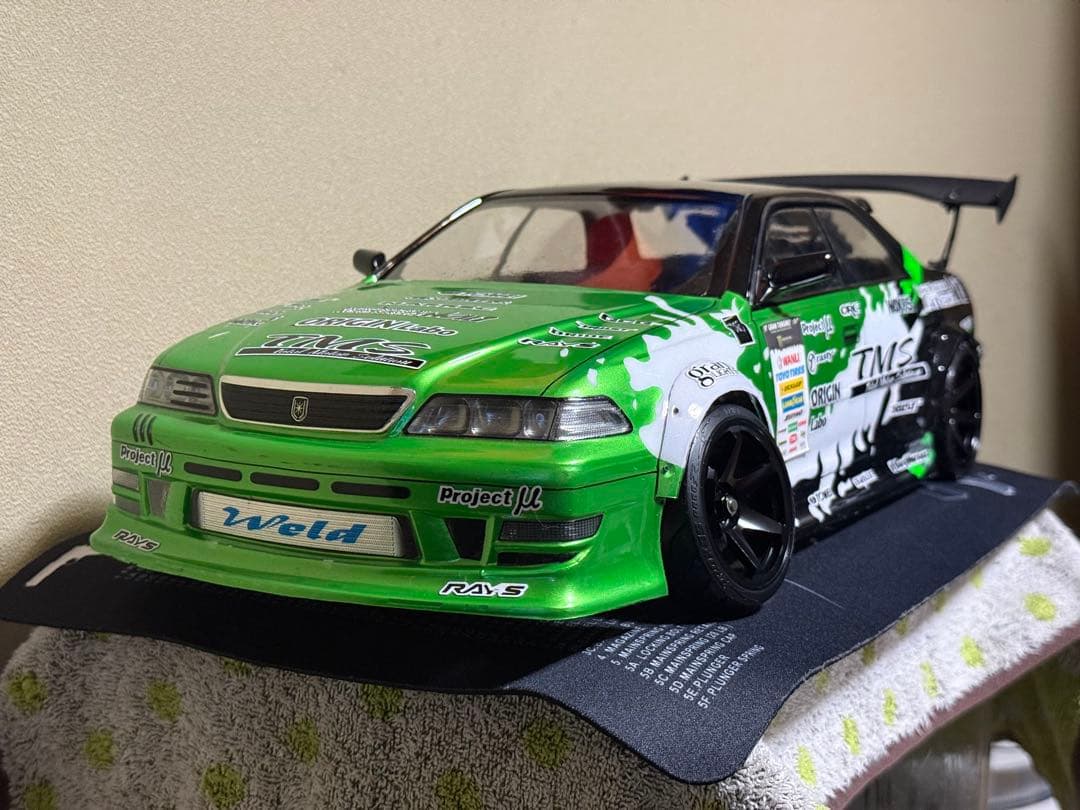 オーバードーズ JZX100 マークII TMS 高橋和己号 ラジコンボディ