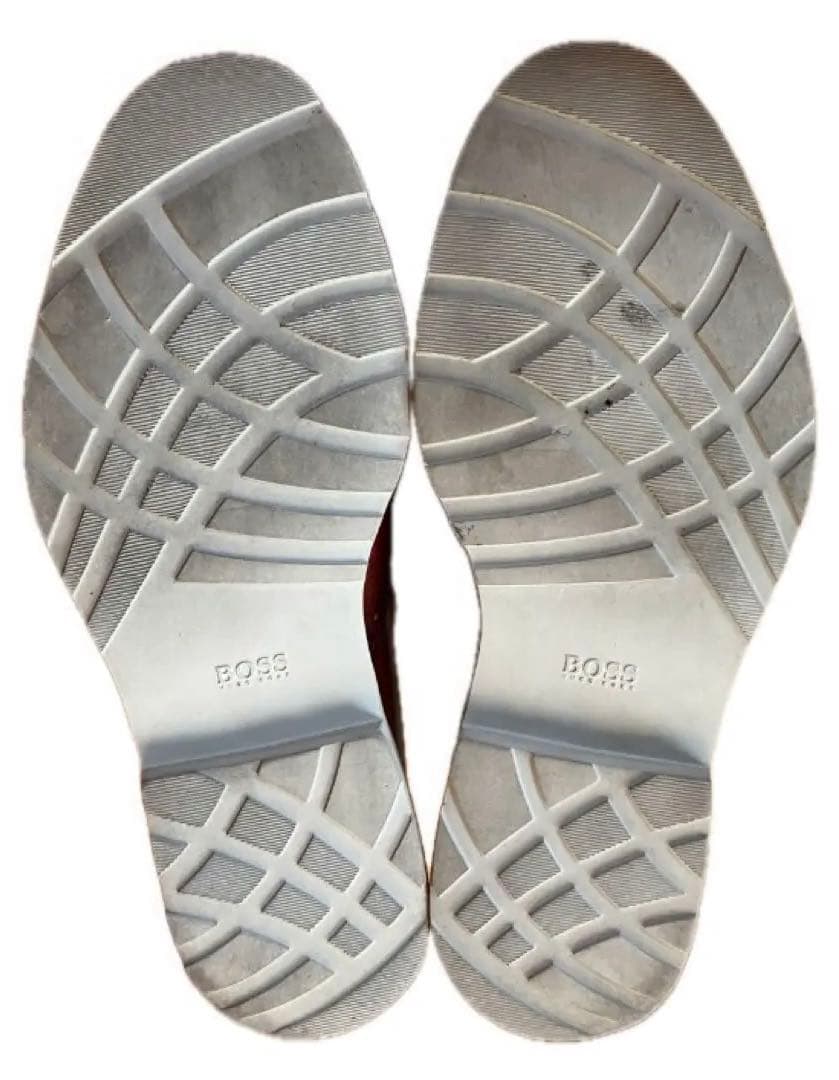 【極美品】ヒューゴボス ウィングチップ レザーシューズ サイズ45 30.0cm