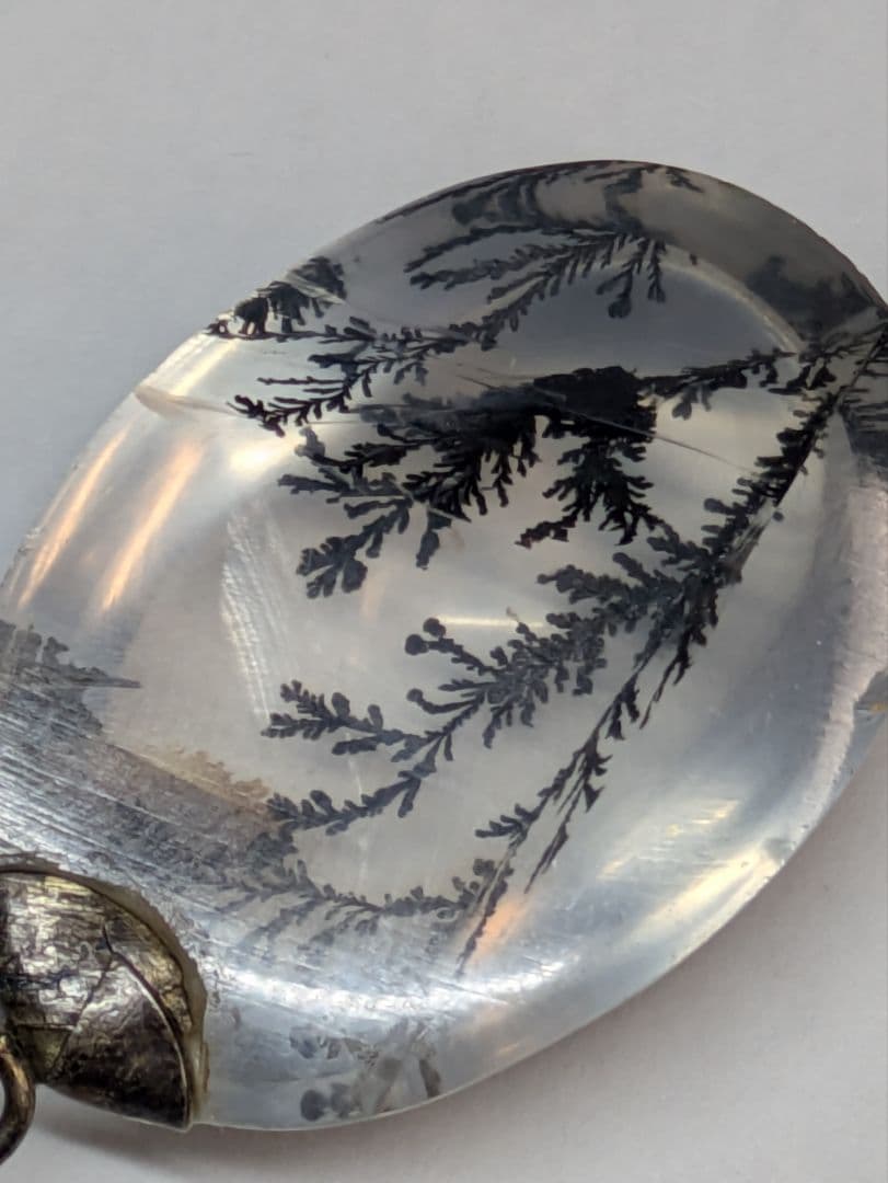 デンドリティッククォーツ 　ペンダントトップ　ビンテージ　デンドライト