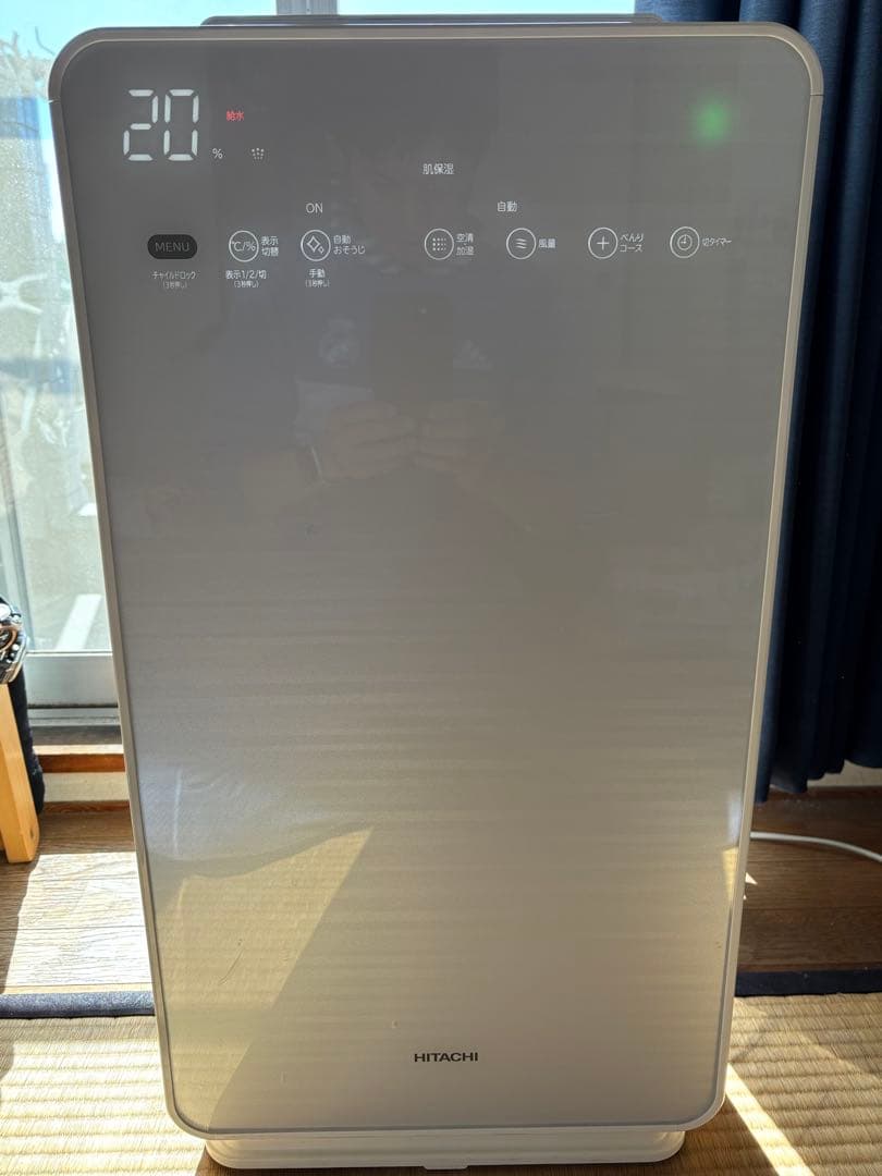 HITACHI　日立　EP-NVG90　加湿空気清浄機　クリエア　ホワイト