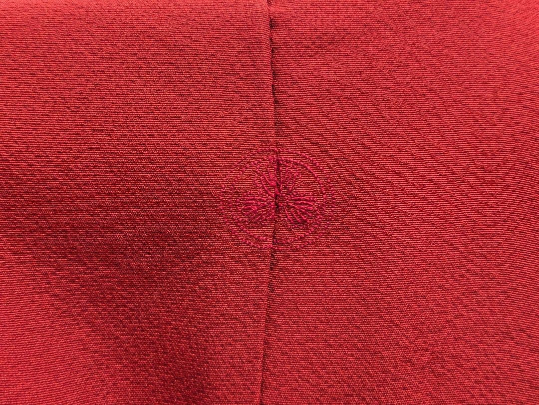 振袖フルセット 身丈169裄70.5 ロング丈 赤 色無地振袖 逸品 成人式