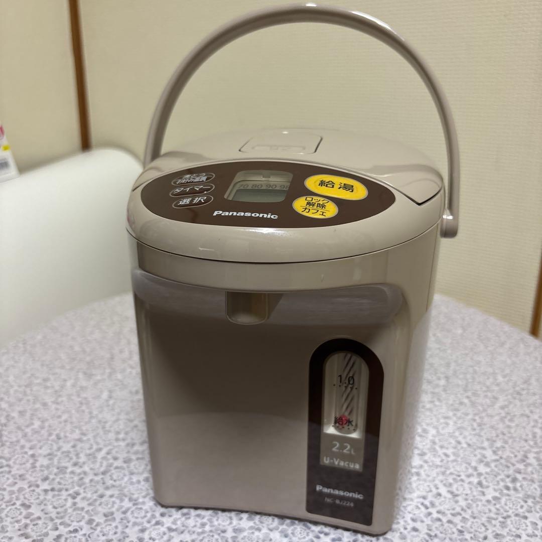 Panasonic 電気ポット NC-BJ224 22年製2.2L