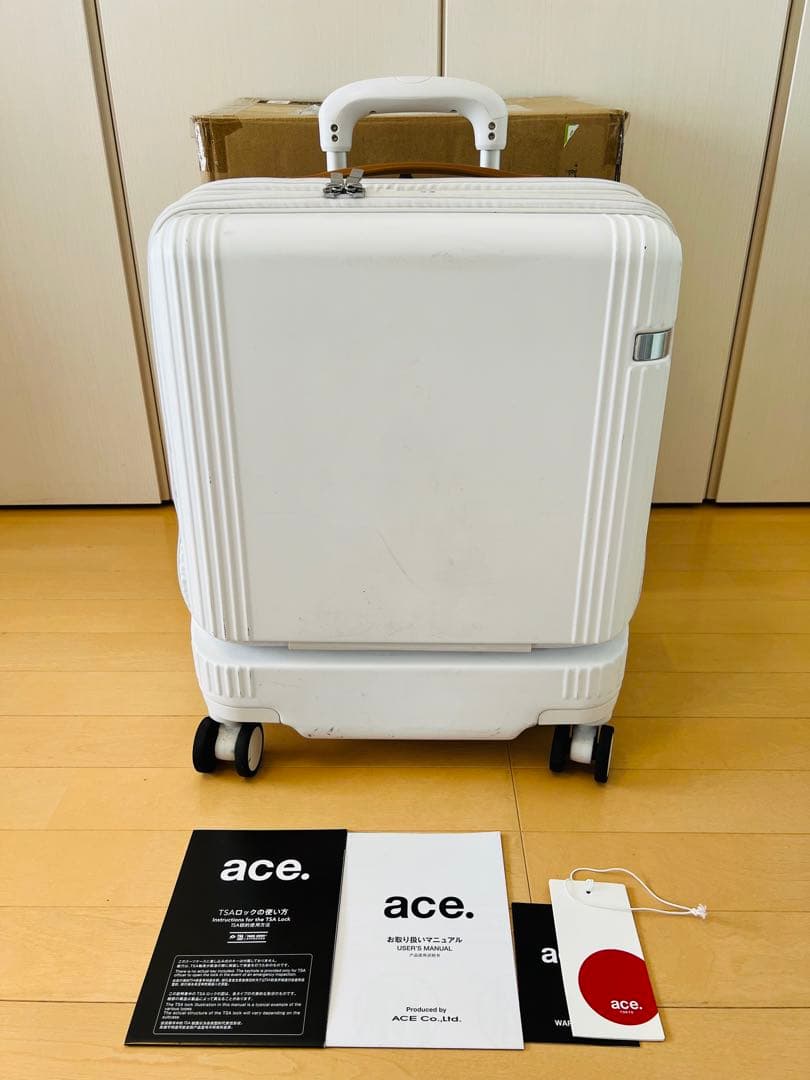専用　スーツケース ACE エース Z フロントポケット付き 機内持ち込み