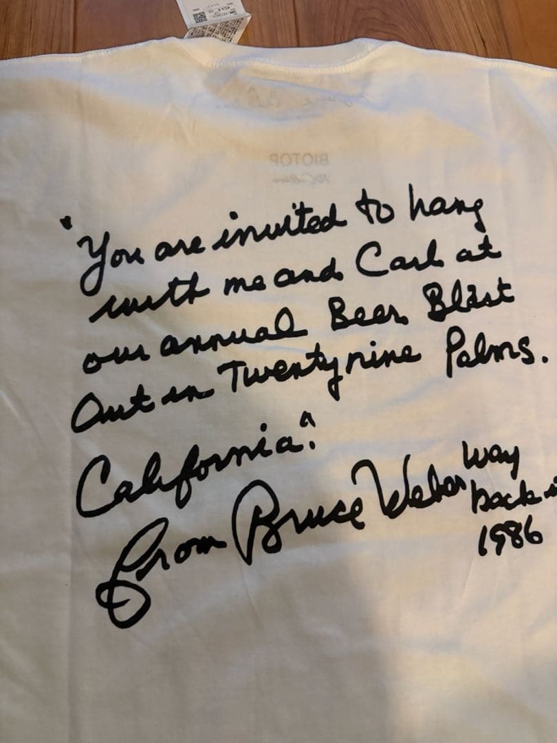 新品 Bruce Weber BIOTOP Tシャツ L