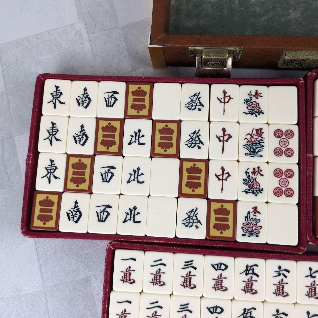 激レア TAKARA キングバード 麻雀牌 大冠 重量牌 手彫式最高級