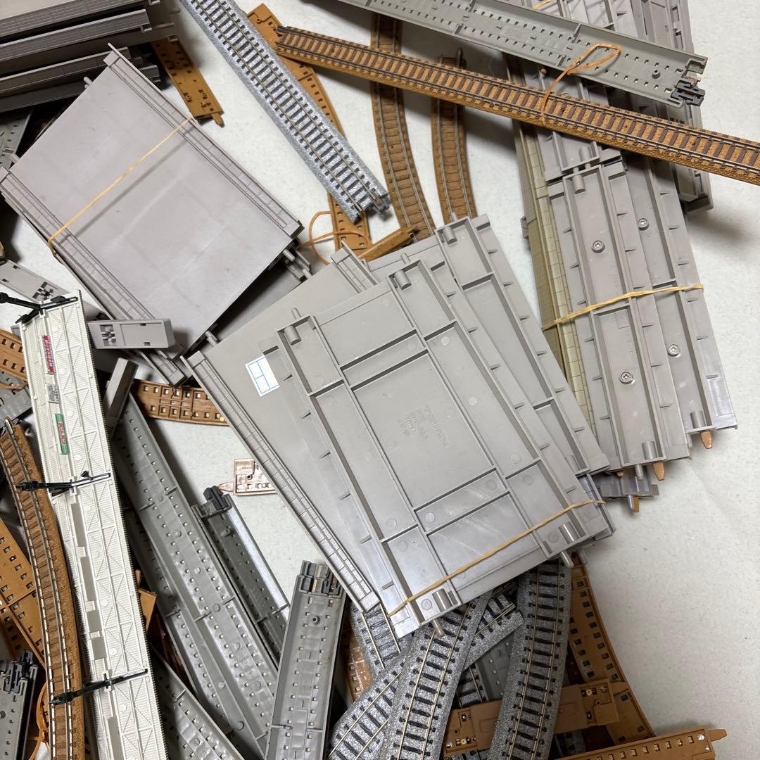 レールセット 多数部品大量まとめ出品ジャンク品tomix 他 レール車両6台