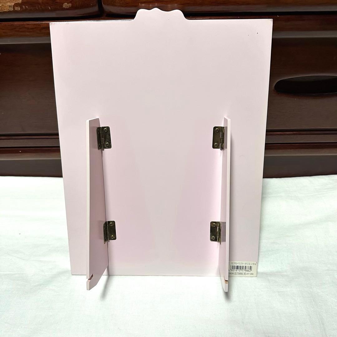 激レア品　サンリオ　ハローキティ　ローズキティ　木製ミラー　オリエンタル