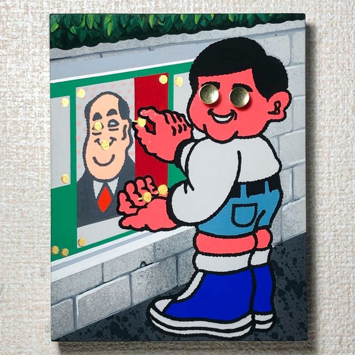 イラストレーション　作品　自作　F0号