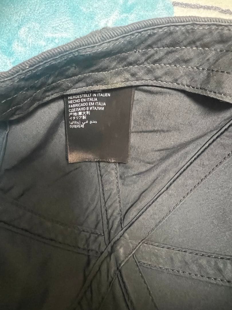 Balenciaga ダメージ加工 ベースボールキャップ ブラック