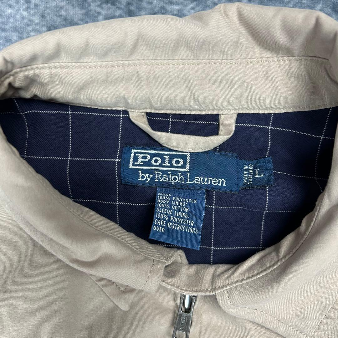 90s/ラルフローレン/スイングトップ/ベージュ/メンズ/L/