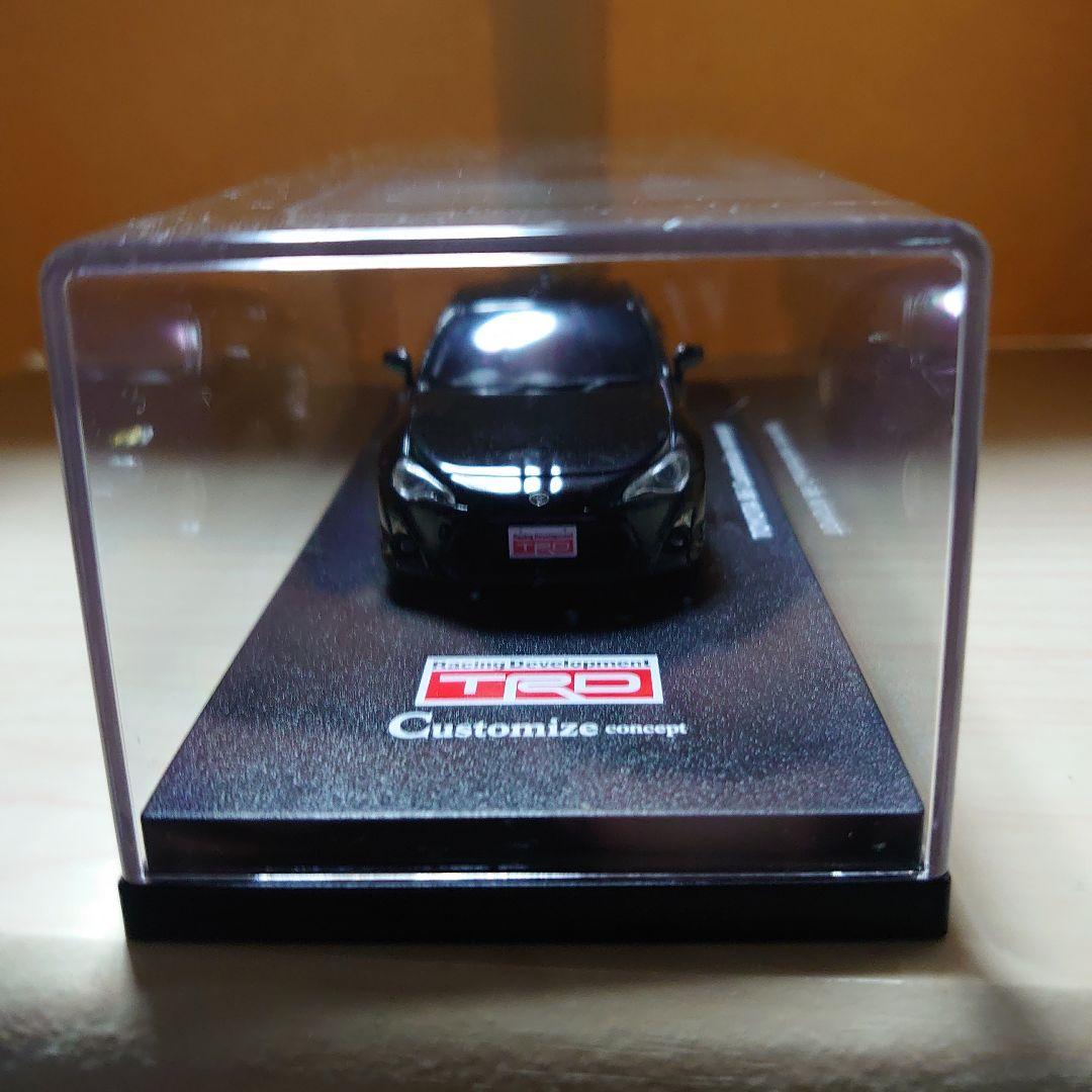 1/43トヨタ86 TRDカスタマイズコンセプト クリスタルブラックシリカ。