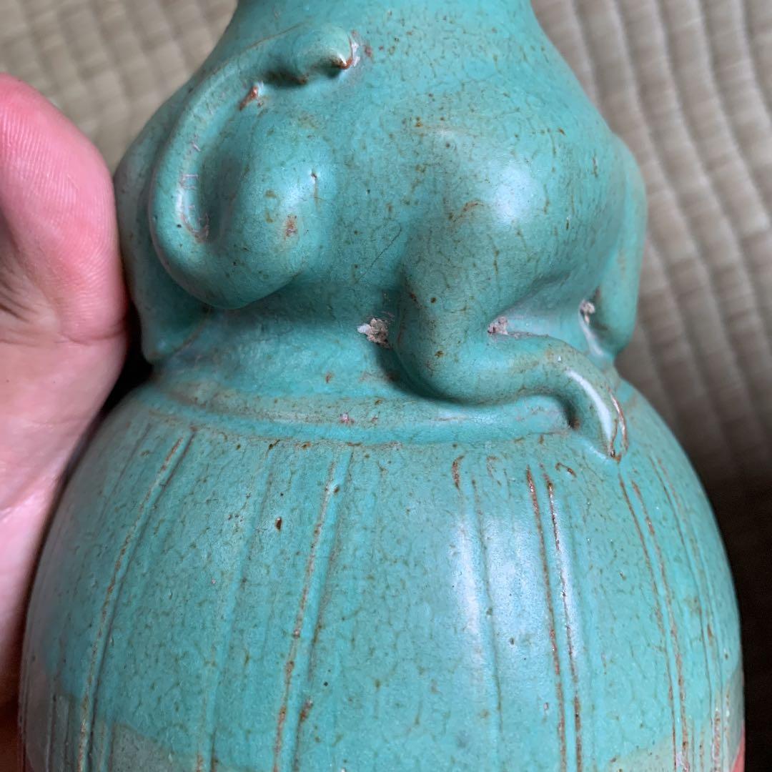 南蛮焼、東南アジア古緑釉瓶