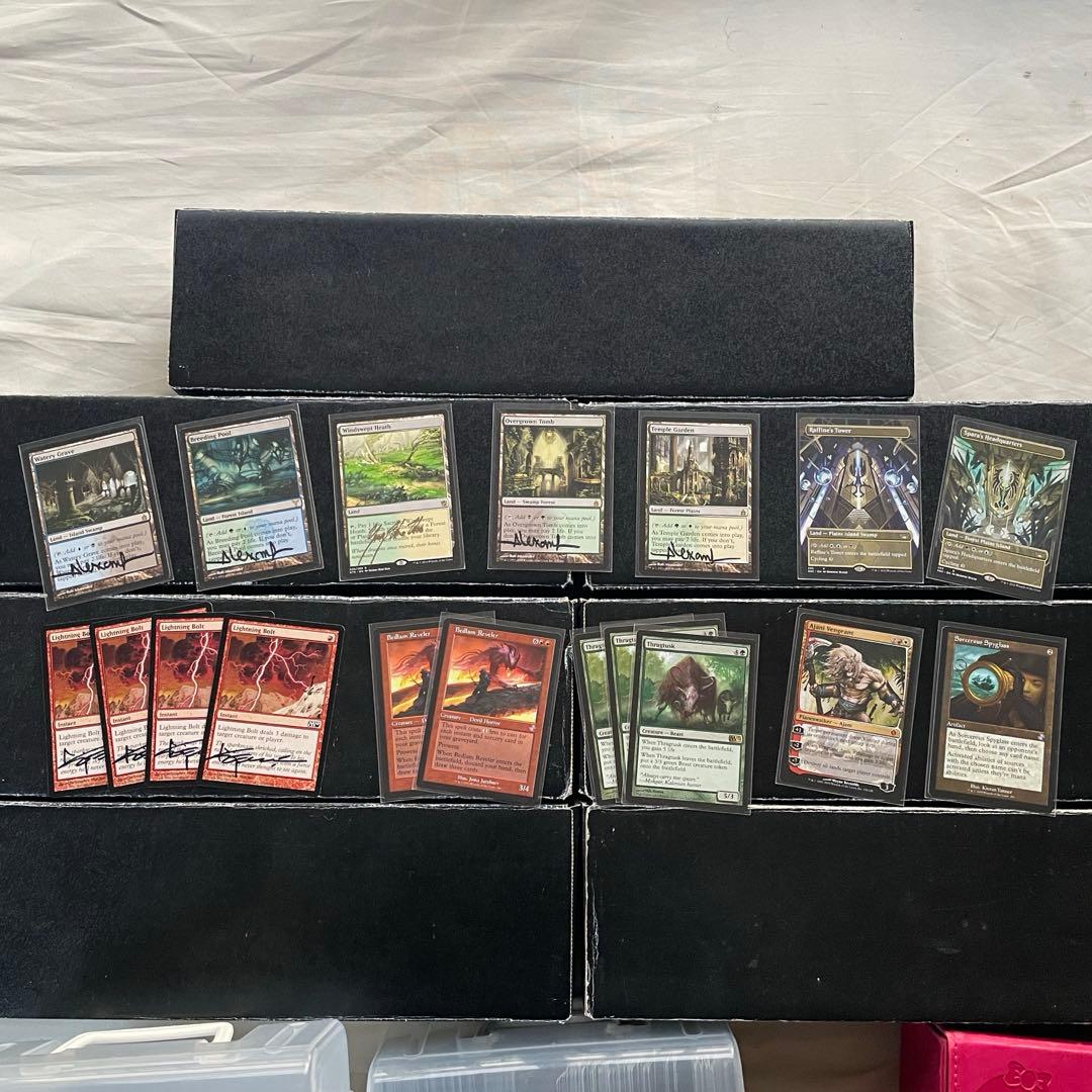 MTG 引退 モダンUR果敢 パウパー黒単信心 希少 サインド 優良カード 大量