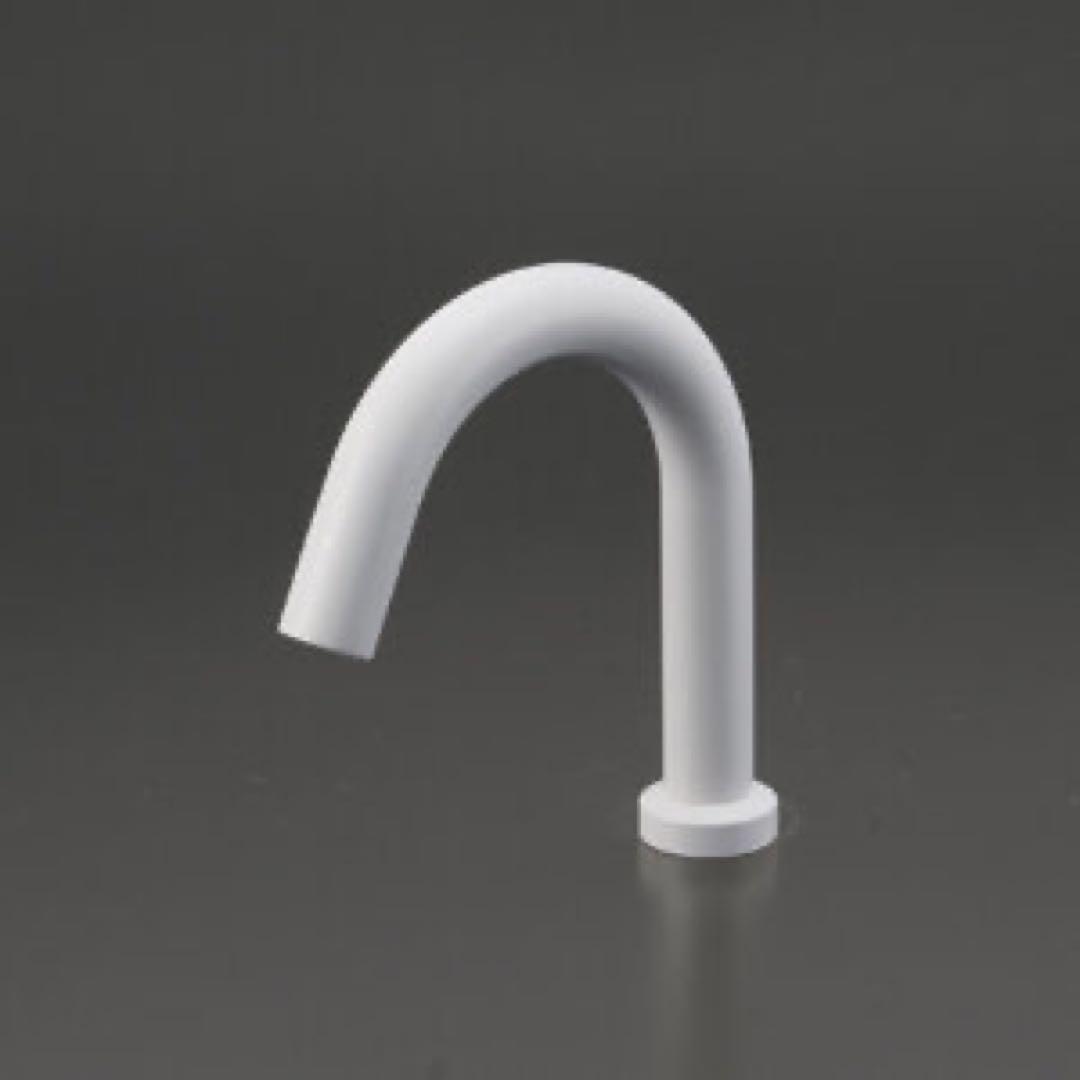 【新品未使用品】KVK/E1700LM4 センサー水栓　マットホワイト　ロング