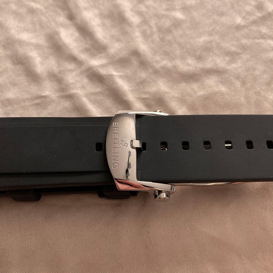 ブラック ラバーベルト ブライトリング　純正