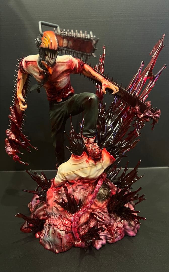 チェンソーマン 一番くじ　フィギュア 渋スク　リペイント　KK