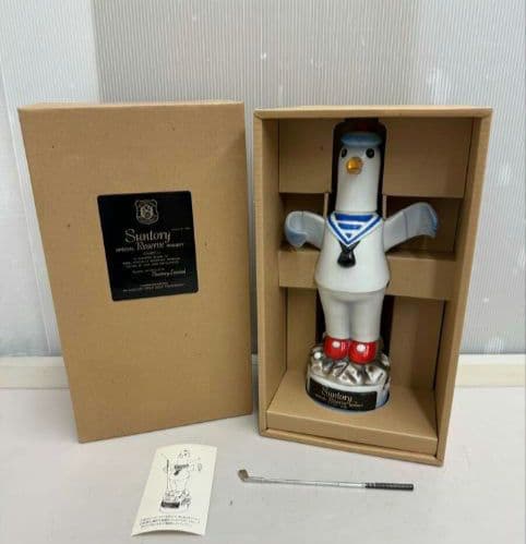 【付属品完品】サントリーオープン84 スペシャルリザーブ ウイスキー 陶器ボトル