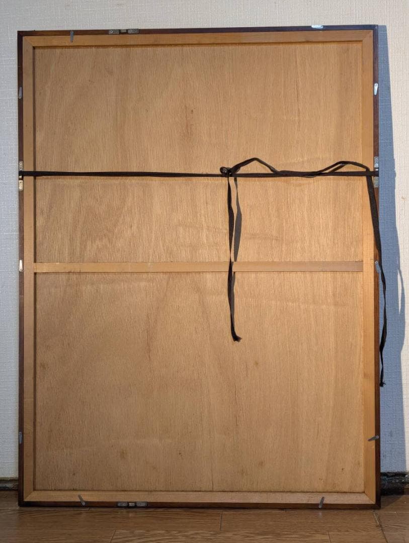 【真作】版画　西岡とし子　孔版画　深山の詩　華麗な自然美　U140