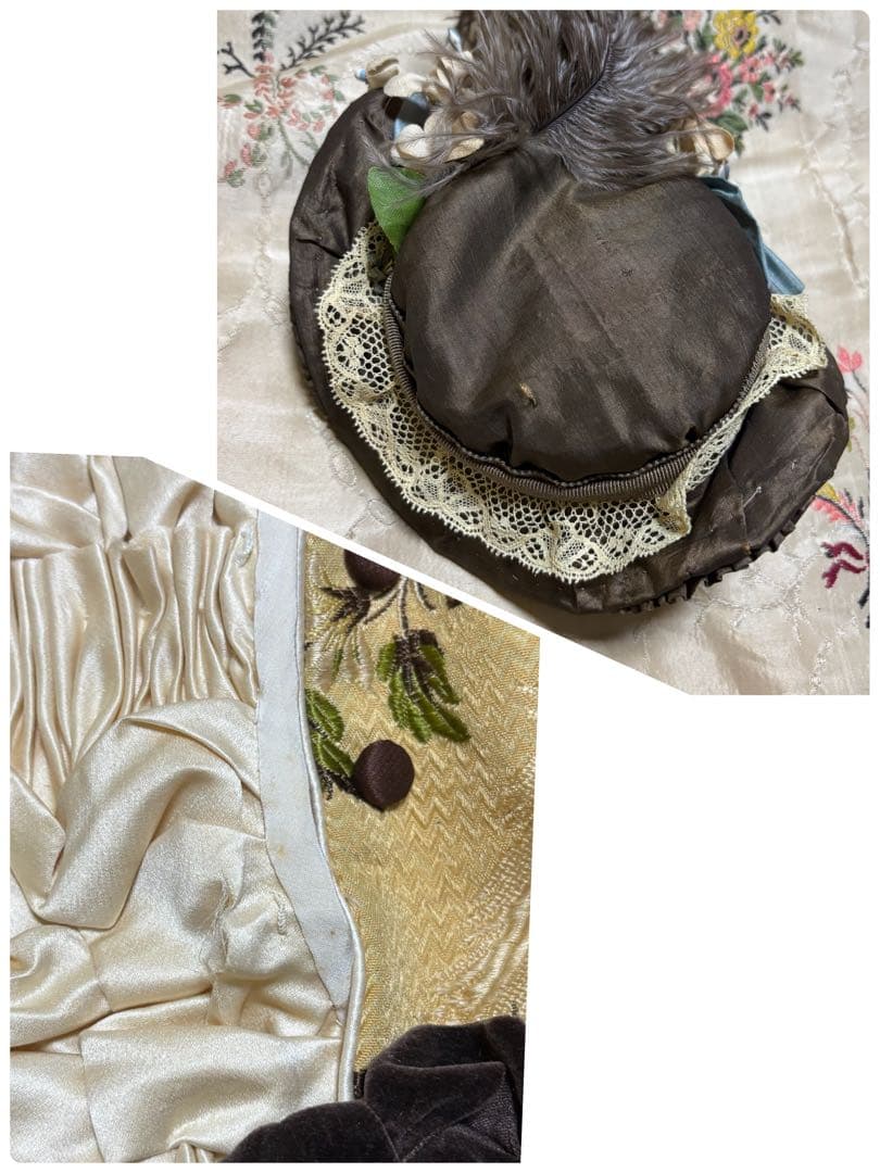 アンティークビスクドールドレス