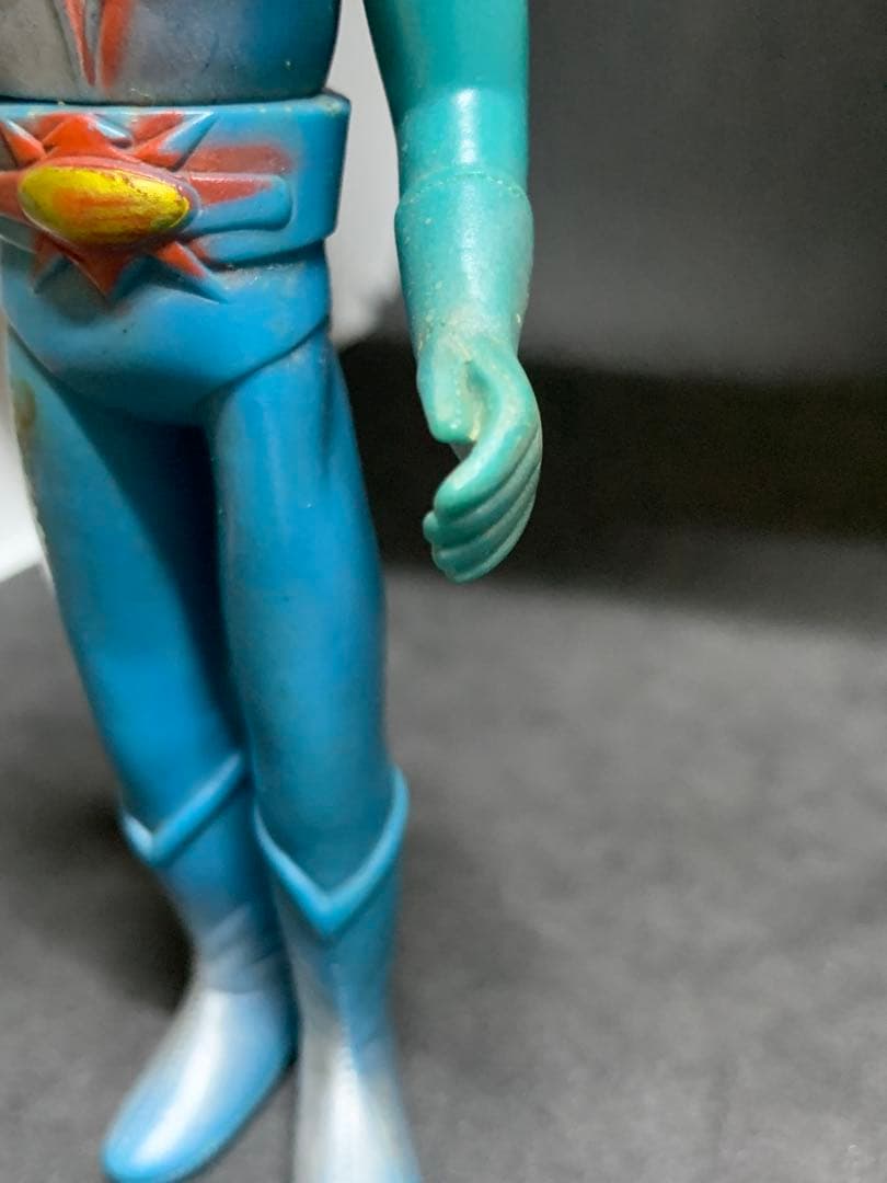 昭和レトロ　当時物　流星人間ゾーン　ソフビ　人形　ポピー