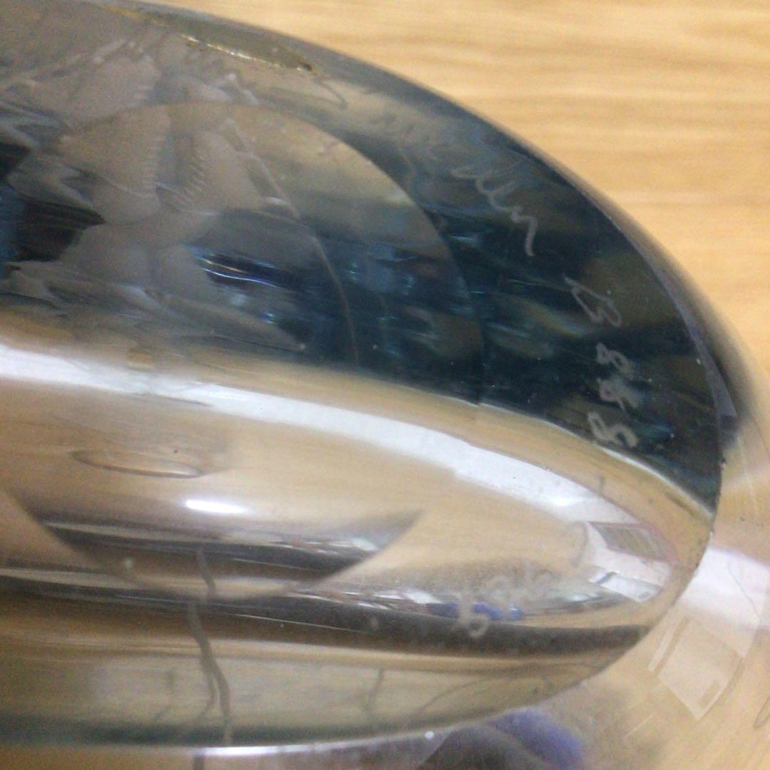 スエーデン　作家物　ガラス製　　スケーター　少女