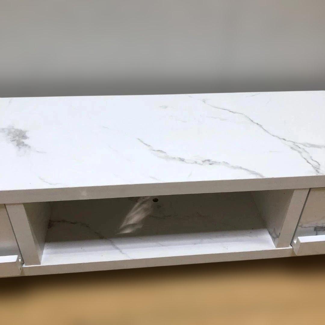 送料無料 大理石調 テレビボード ローボード TV台 88165-5-005