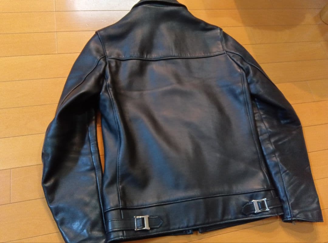 666シングルライダース34ブラック黒ステアハイド英国製