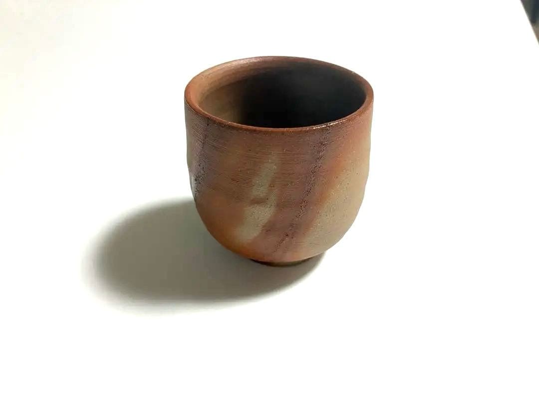 【新品・未使用】備前焼 作家物 湯飲み