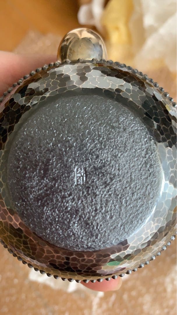 純銀刻印秀峰作茶器セット共箱付 重量1338g 煎茶道具骨董工芸最終価格３５万円