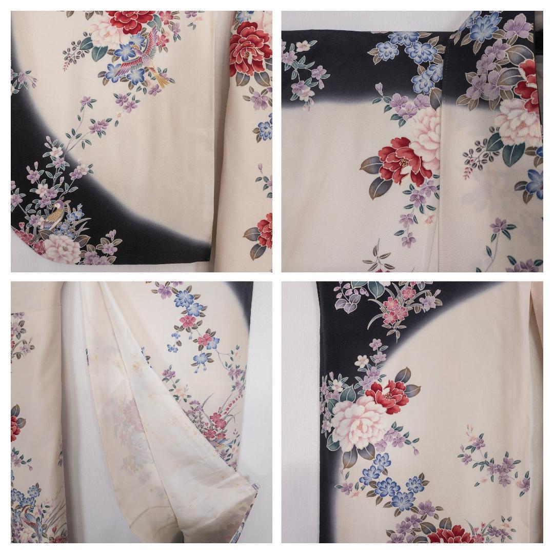 chika200555 R7SK1327 振袖+帯 2点セット 六通柄