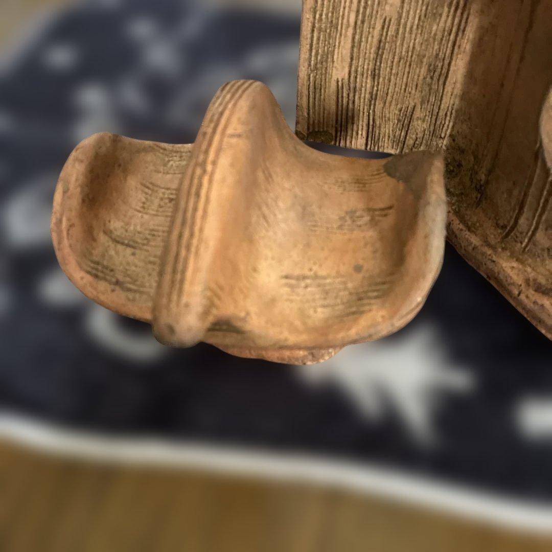 《はにわ》花瓶　レトロ置物　高さ53cm