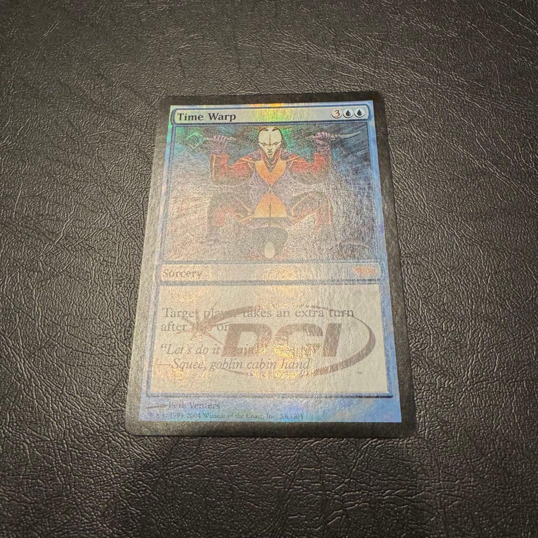 MTG 時間のねじれ Time Warp FOIL ジャッジ褒賞 英語