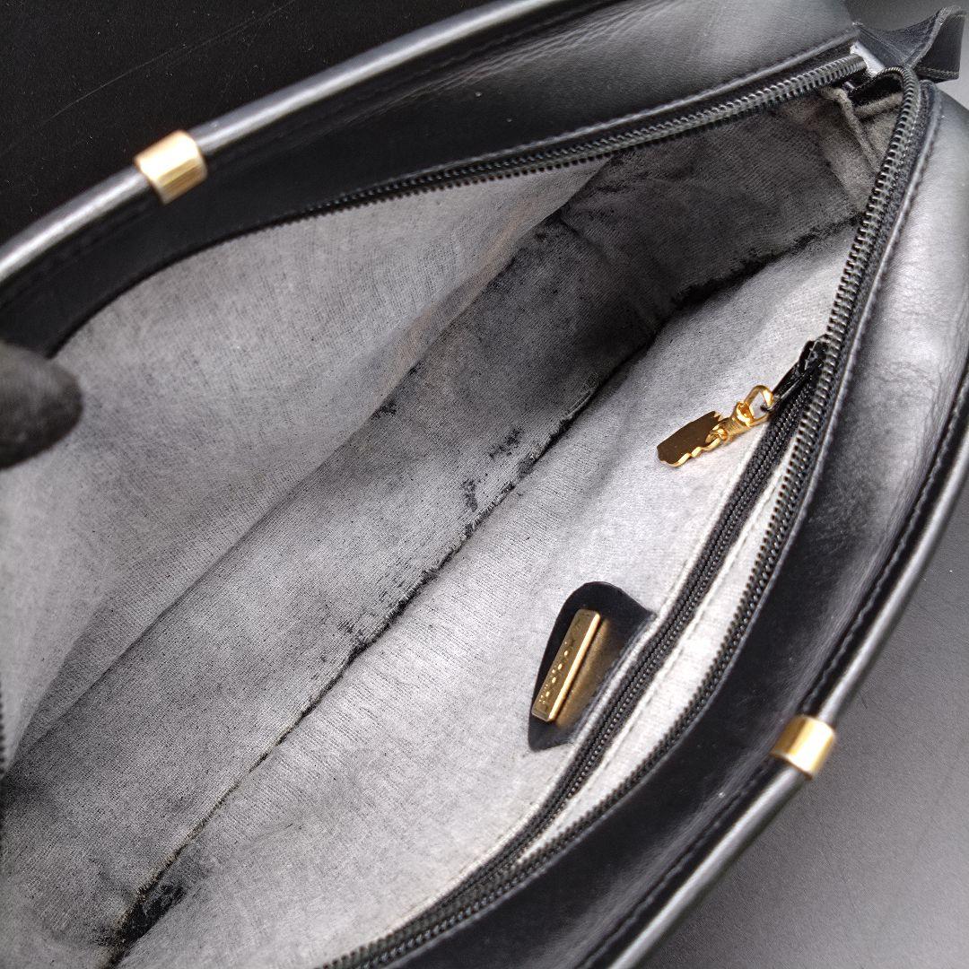 GUCCI ショルダーバッグ GG柄 クロスボディ バッグ 黒 オールドグッチ