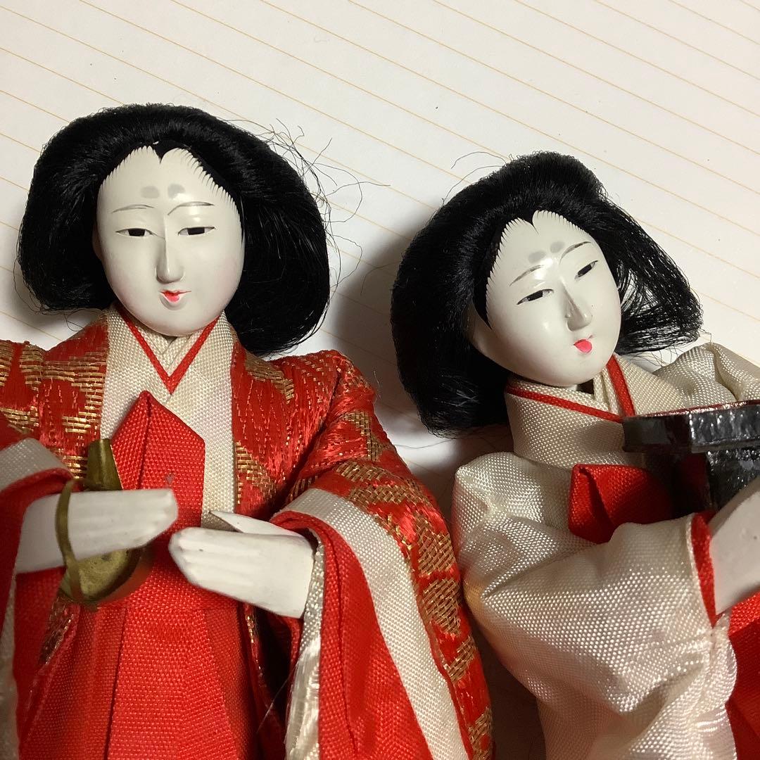 まこちゃん‼️希少❶【木製雛御殿】②【芥子雛】親王・内親王・十三人小ぶり