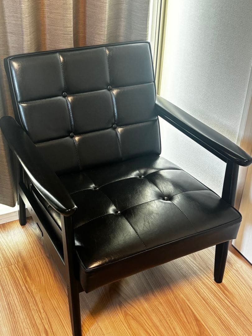 【美品】カリモク60 kチェア ブラックブラック