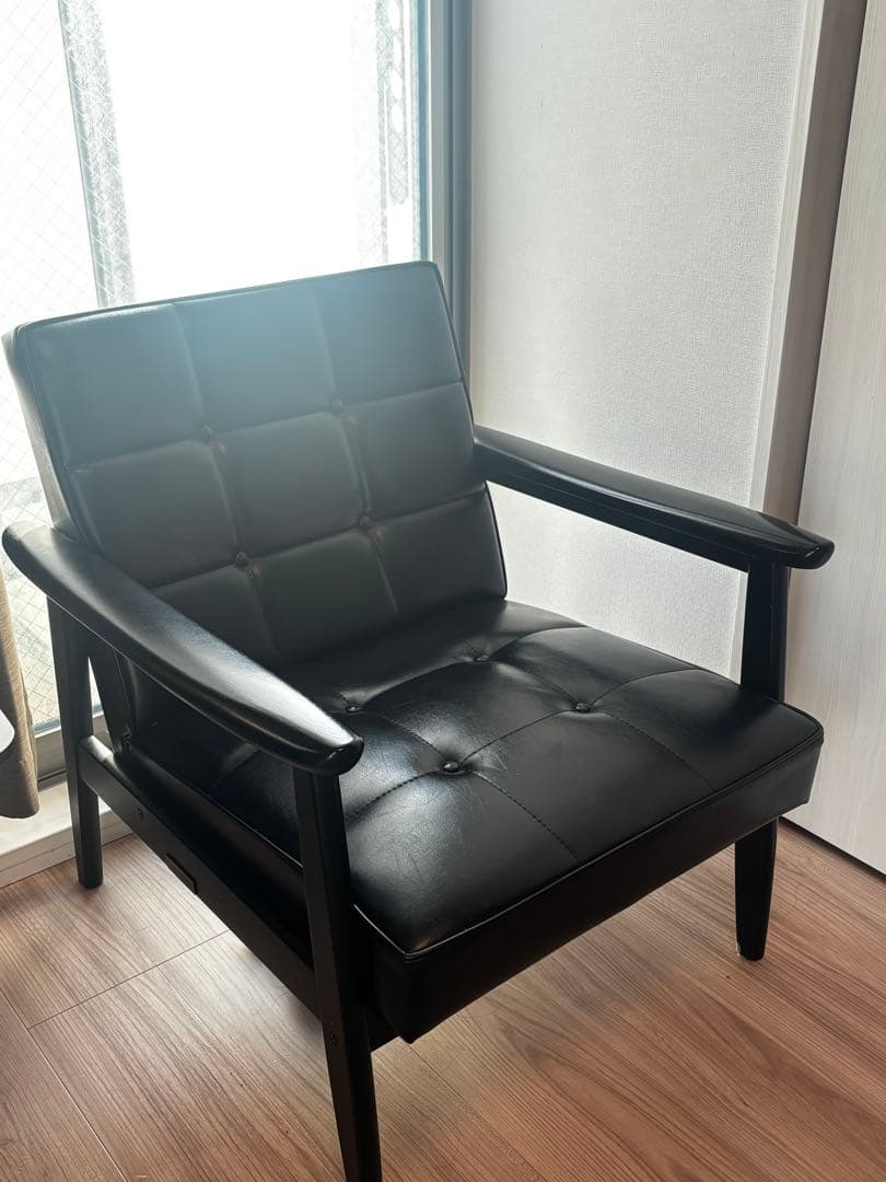 【美品】カリモク60 kチェア ブラックブラック